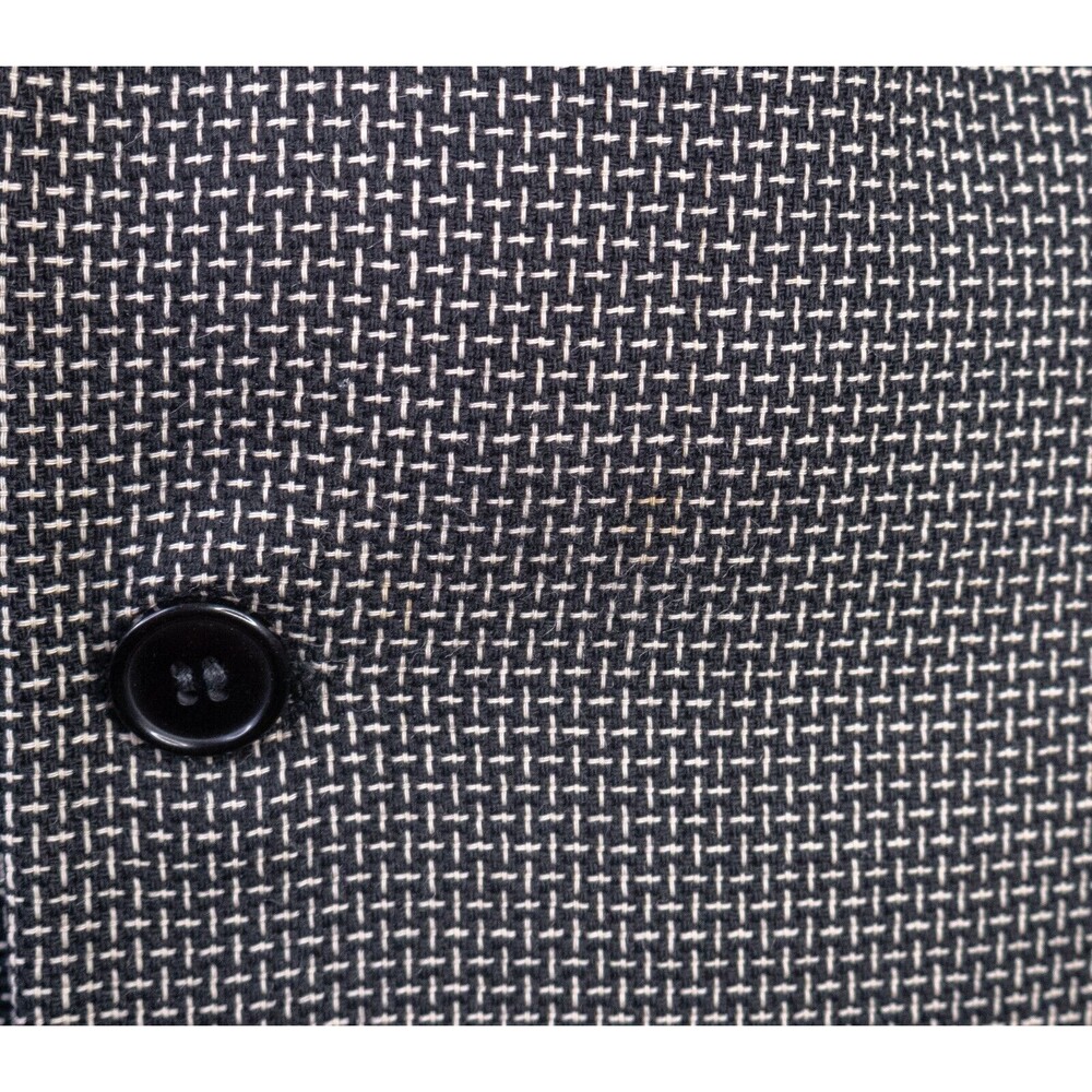 MANI Vintage Sport Coat Jacket Blazer Men Size 42R Textured Two Button WOOL - Picture 4 of 16